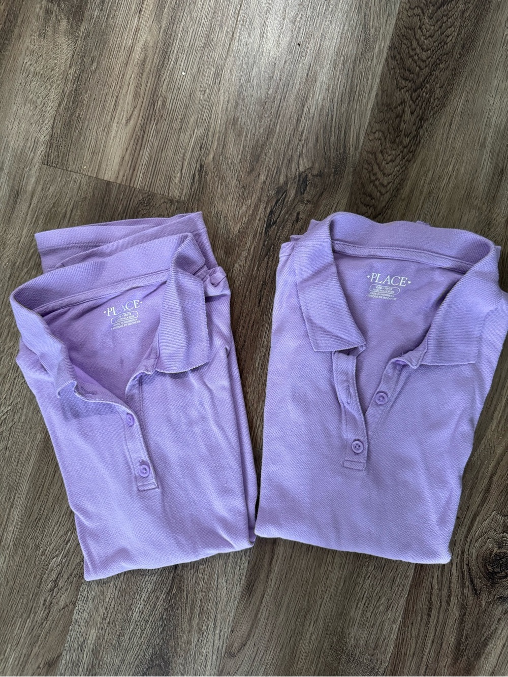 The Children's Place Lavender Polo Top - Light Purple Girls' Shirt
